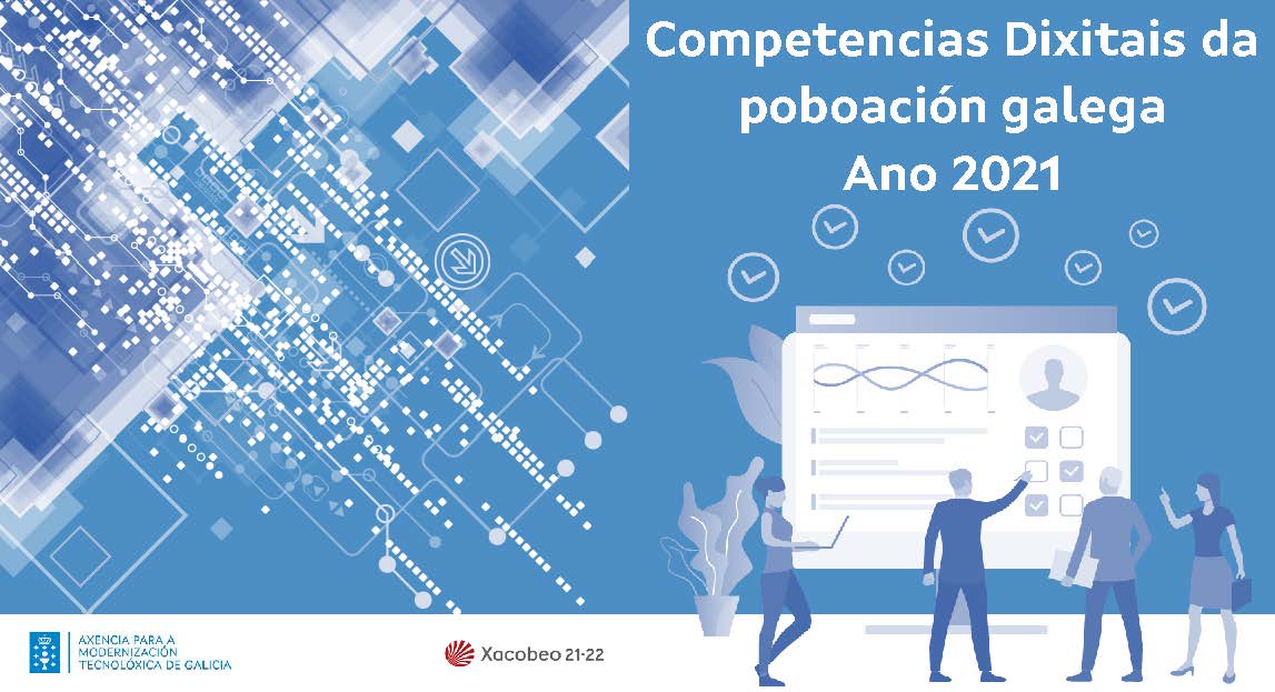 Competencias dixitais da poboación galega. Ano 2021