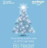 Feliz Aninovo! Conectamos ilusións para un 2014 máis dixital