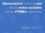 Incrementa un 11% a presenza das empresas nas redes sociais